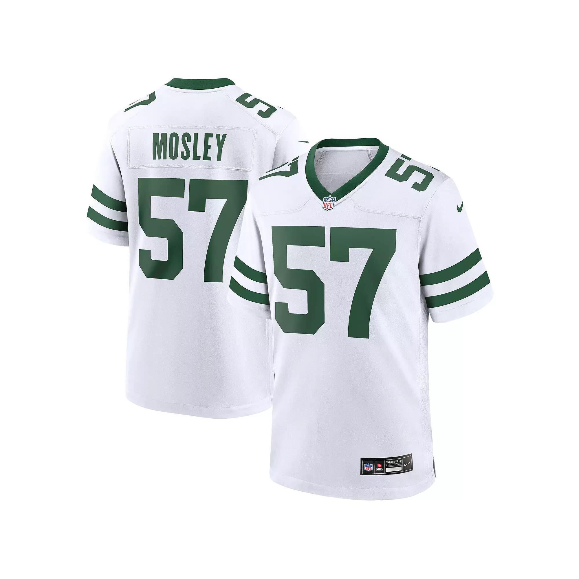 Men&#x27;s Nike C.J. Mosley Legacy White New York Jets Game Jersey,  Product Image