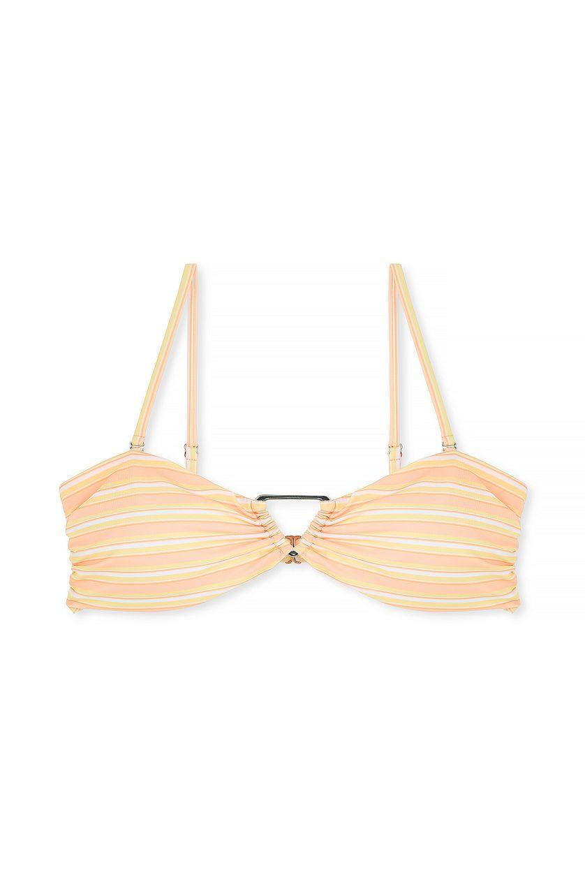 Triangle Detail Bandeau Bikini Top Product Image