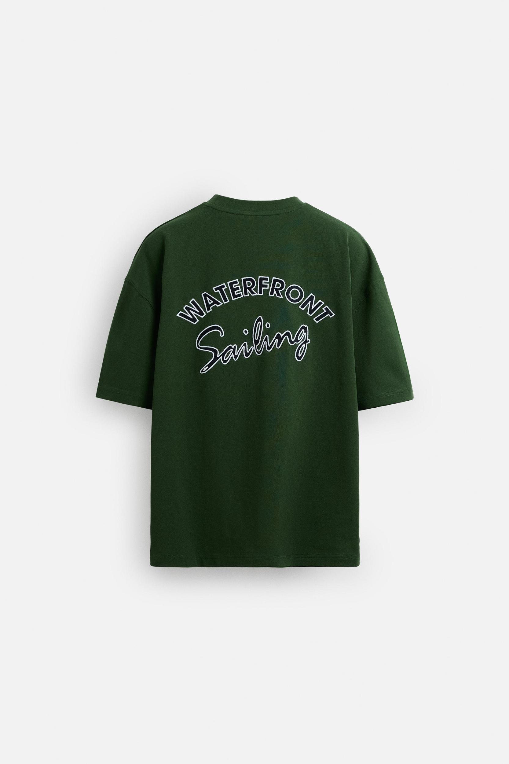 NAUTICAL EMBROIDERED T-SHIRT Product Image