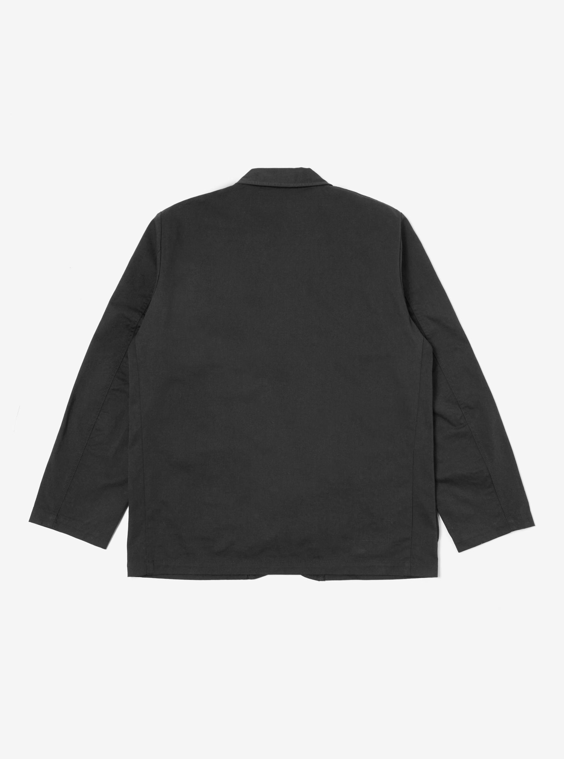 Black Twill Three Button Jacket Product Image