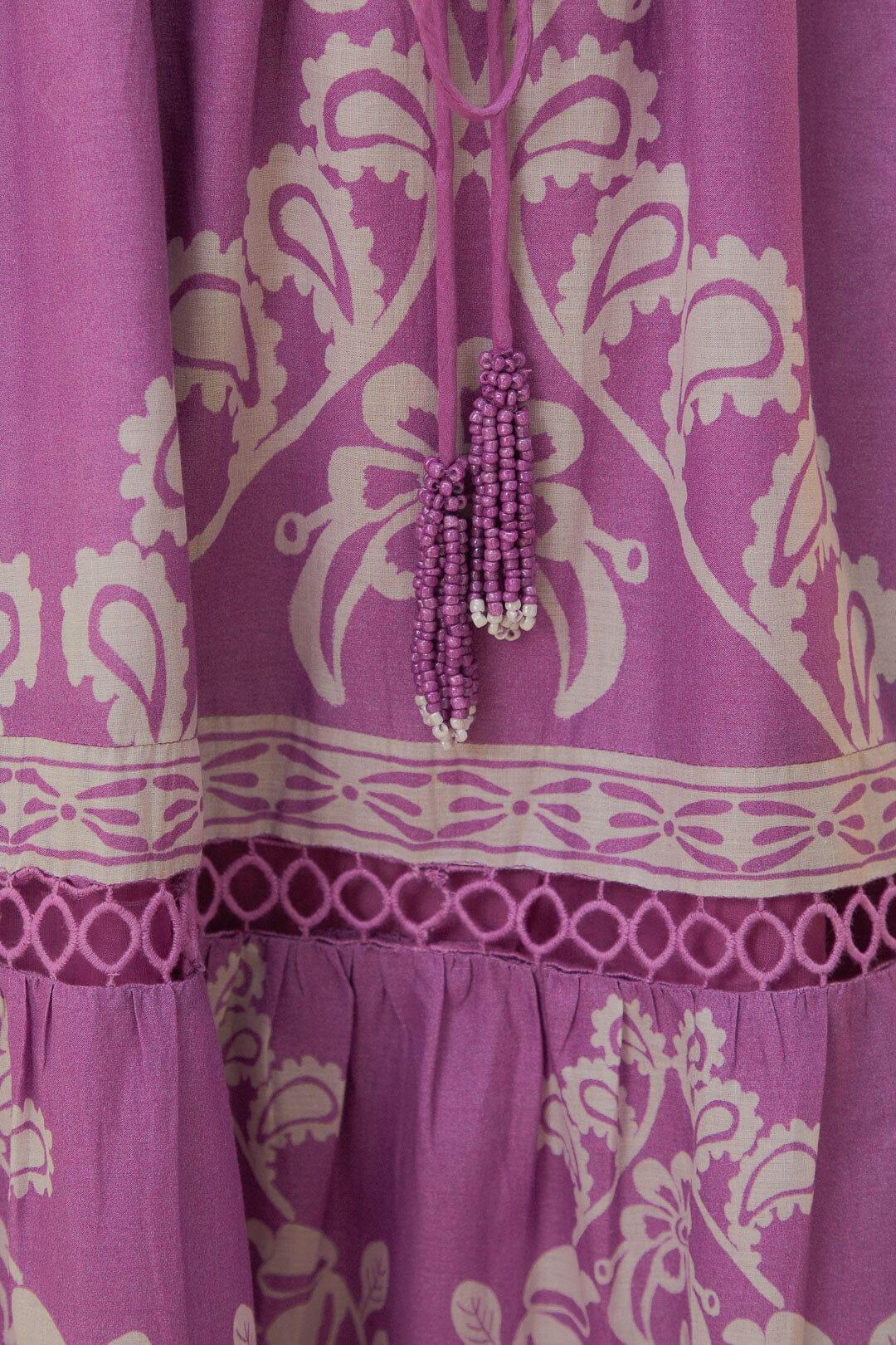 Lilac Sweet Garden Maxi Dress Product Image