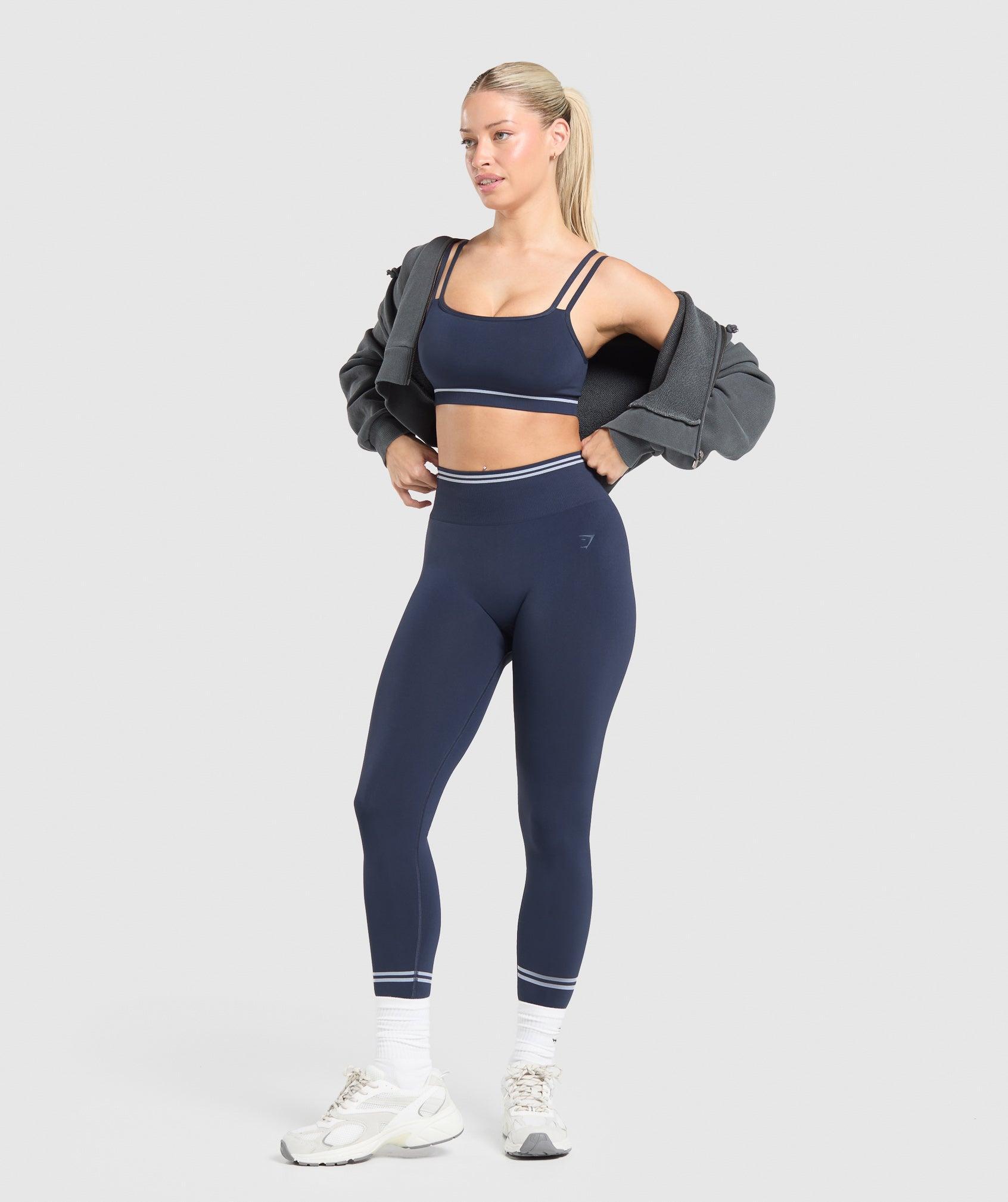 Contrast Seamless Sports Bra Product Image