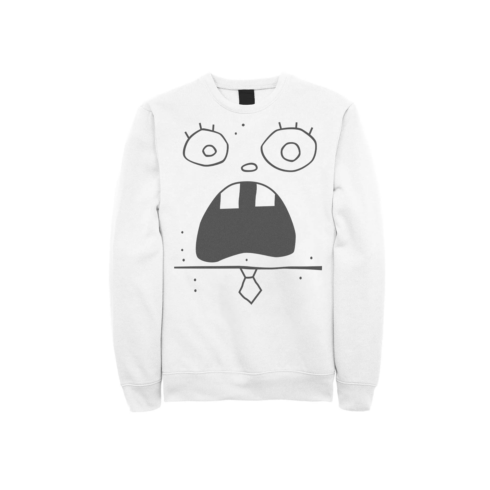 Men's Nickelodeon SpongeBob SquarePants Doodle Bob Face Costume Tee, Size: XL, White Product Image