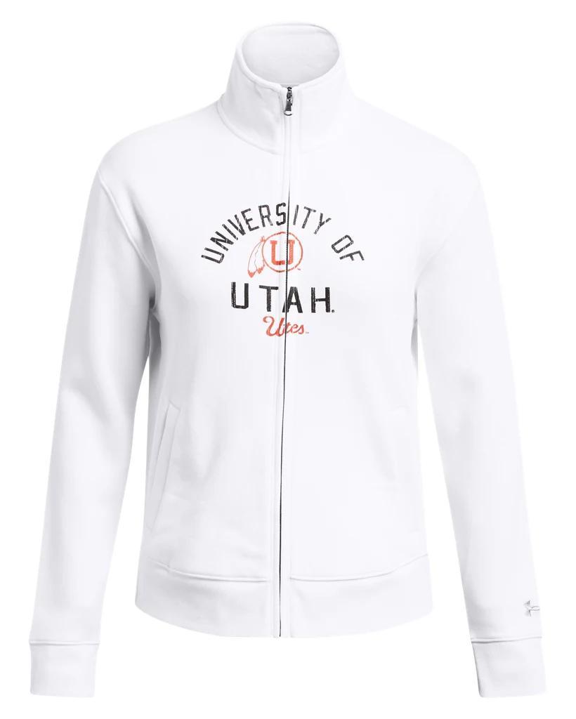 Women's UA Rival Fleece Collegiate Full-Zip Product Image