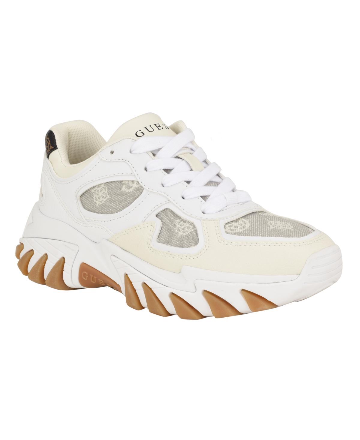 GUESS Norina Beige Logo Multi) Women's Shoes Product Image