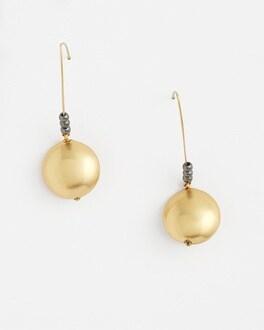 No Droop™ Olive Faux Suede Earrings Product Image