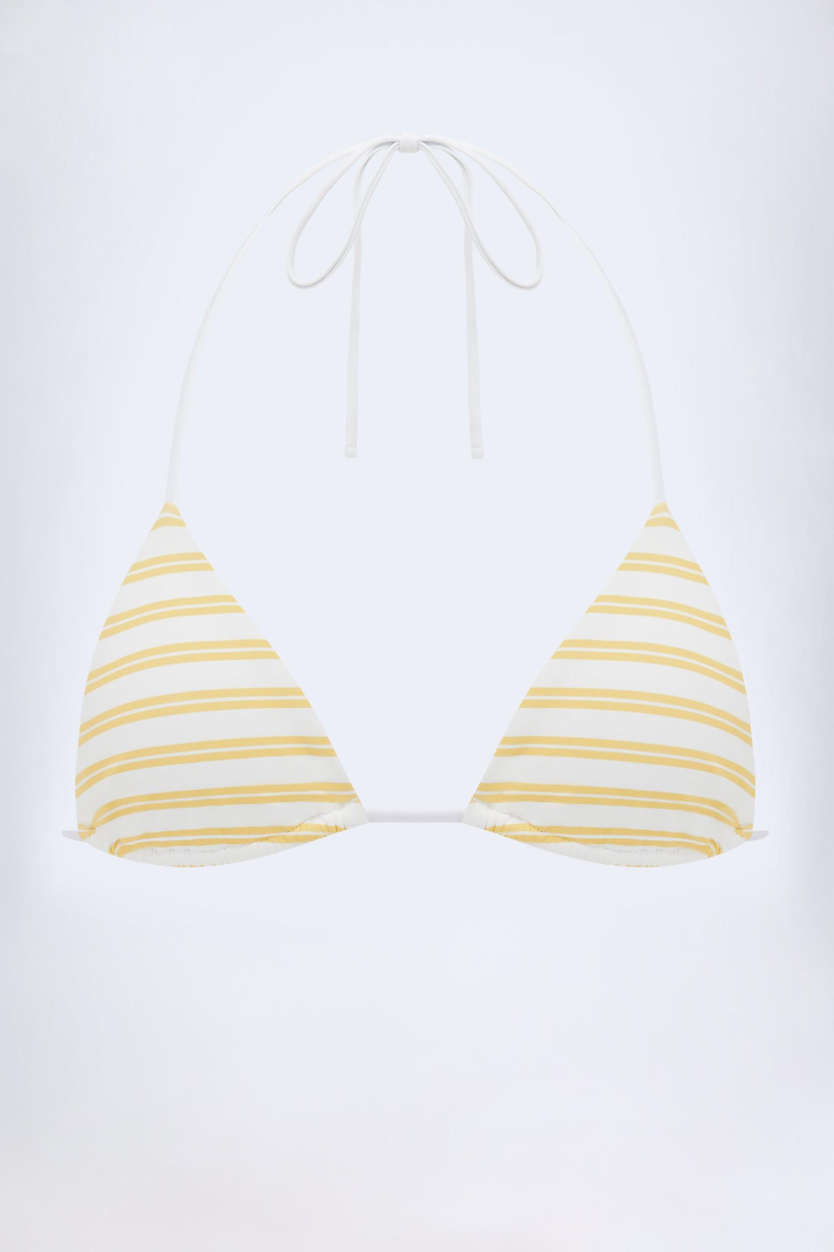 Triangle Bikini Top in Lemon Product Image