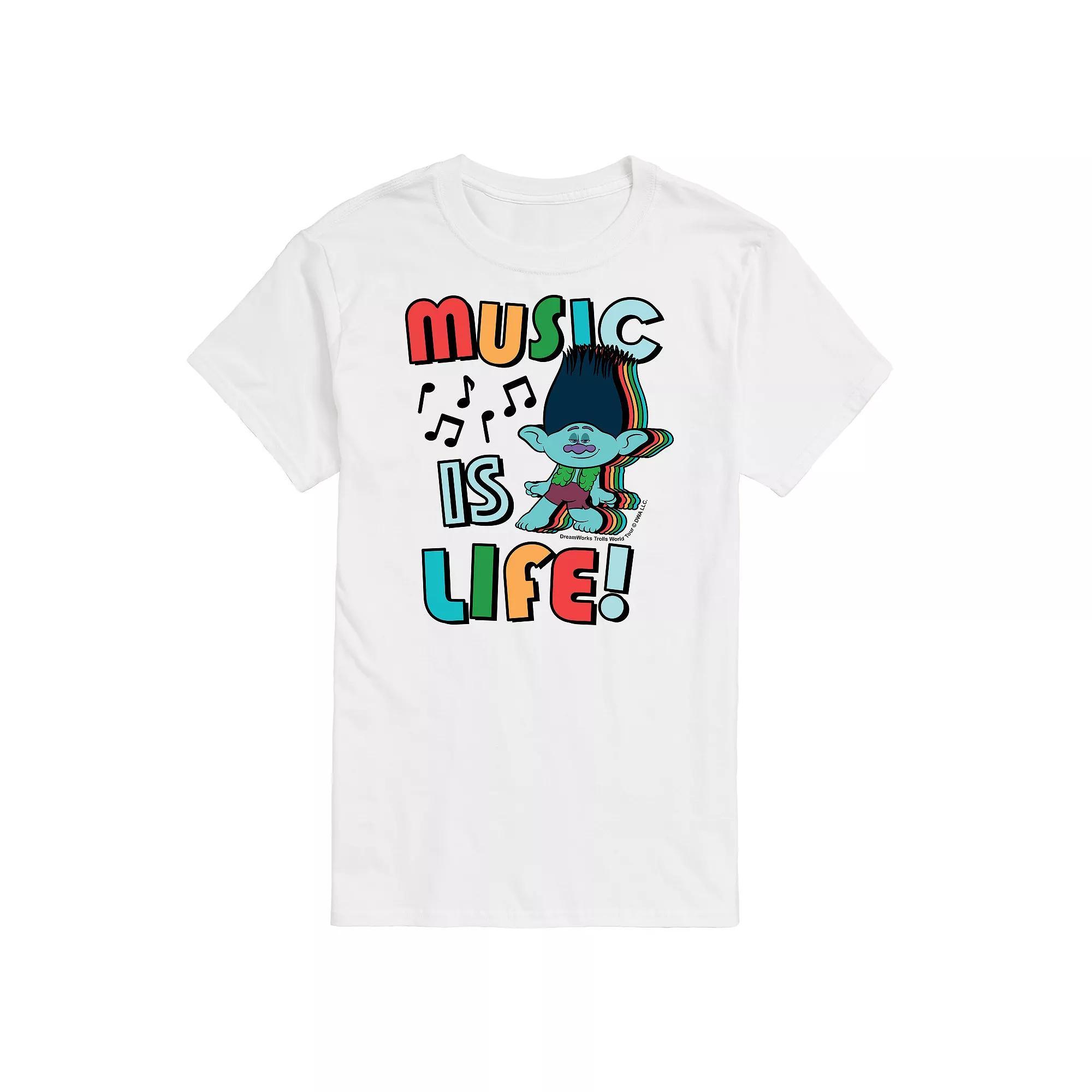 Men's Trolls Music Is Life Tee,  Product Image