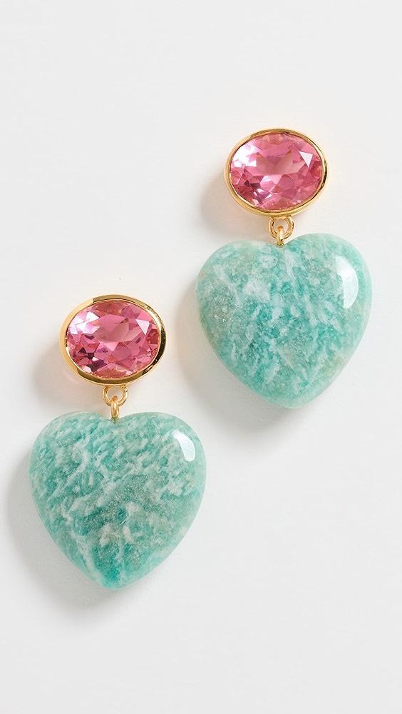 Lizzie Fortunato Gemma Earrings In Berry | Shopbop Product Image