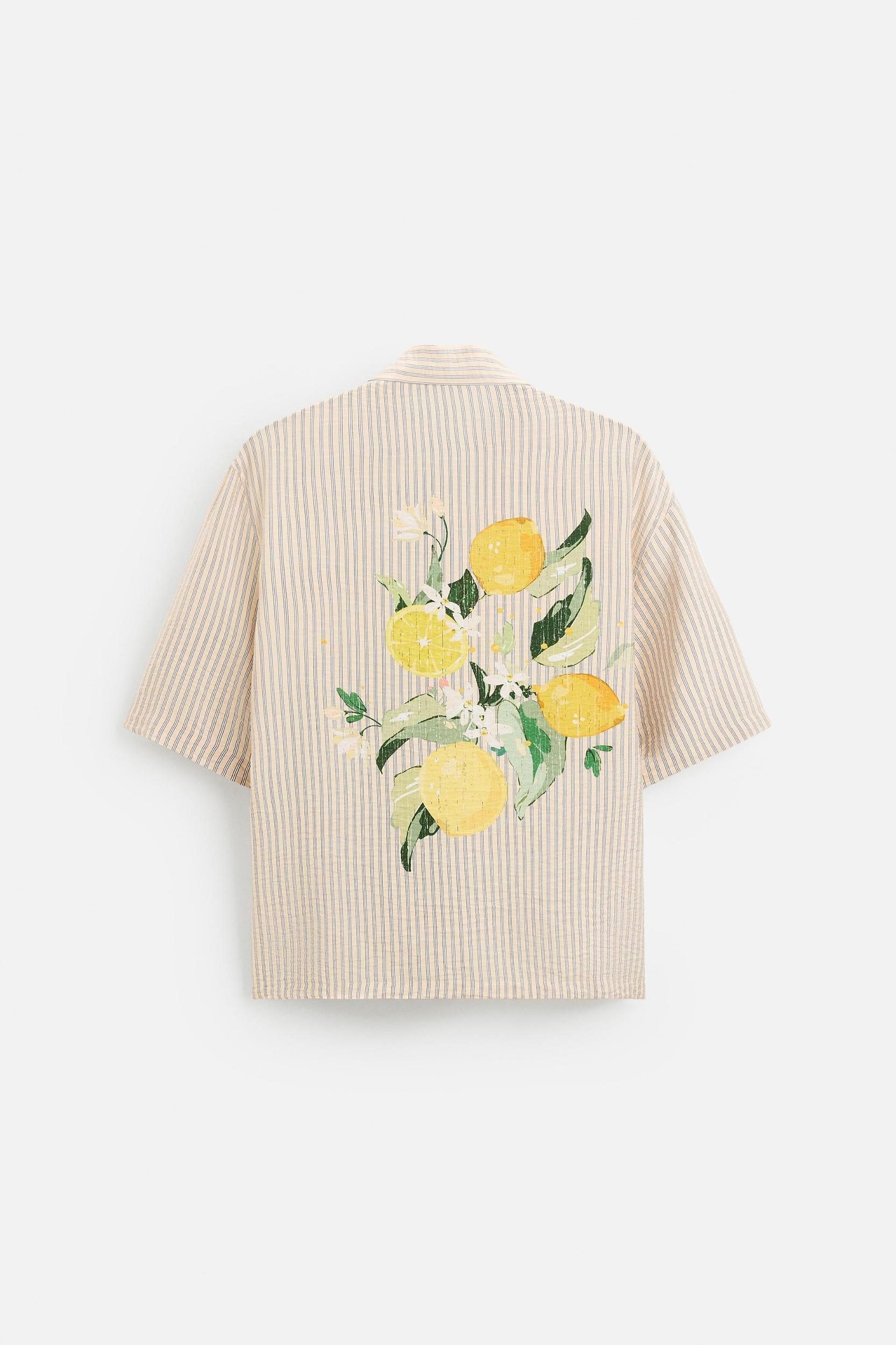 PRINTED TEXTURED SHIRT Product Image