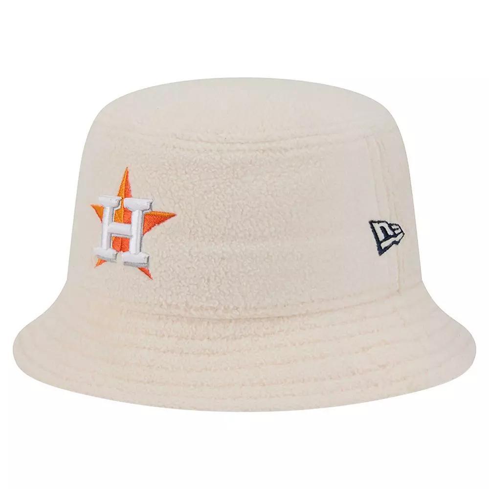 Women's New Era White Houston Astros Chrome Cozy Bucket Hat, Size: Medium Product Image