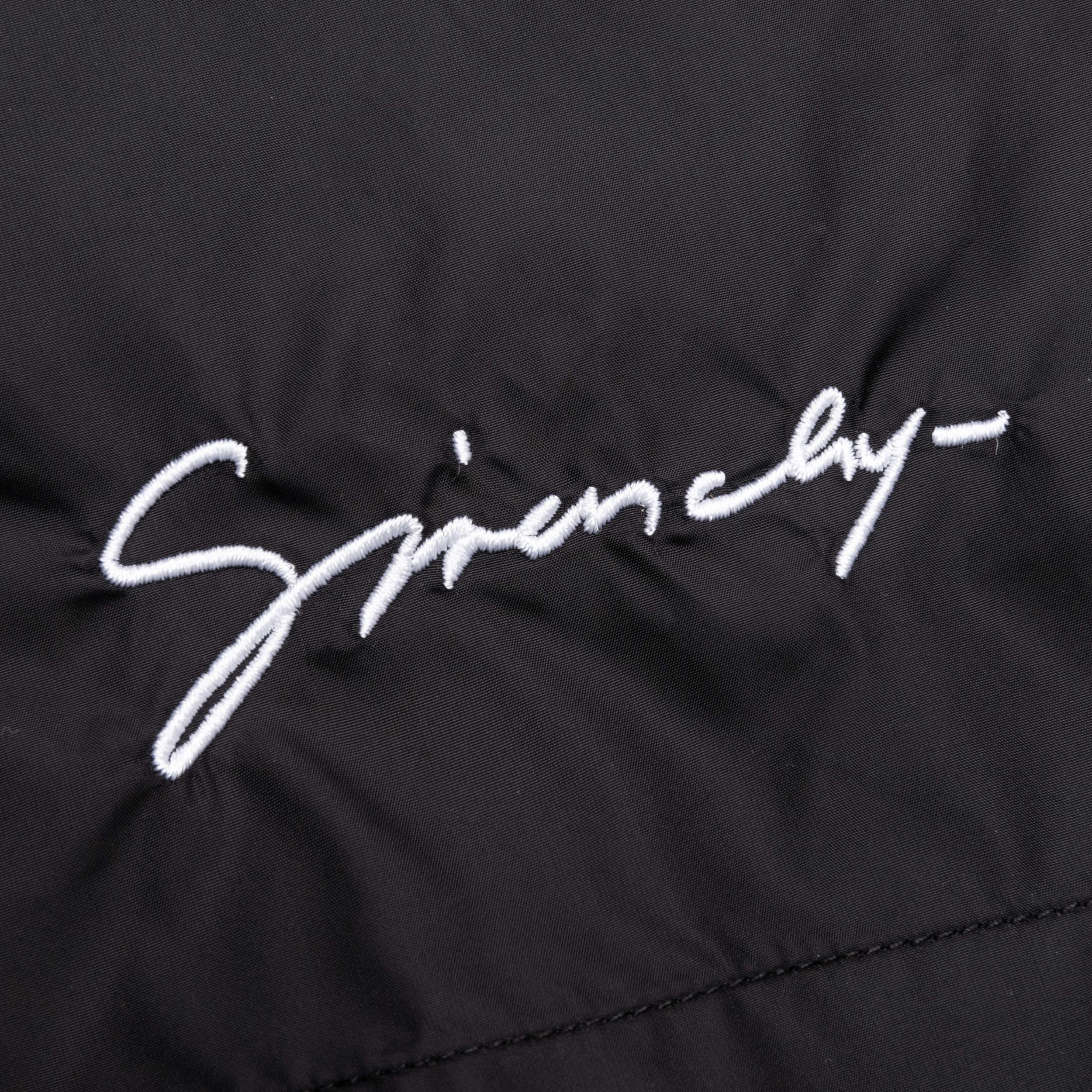 Signature Logo Swim Shorts - Black/White Male Product Image