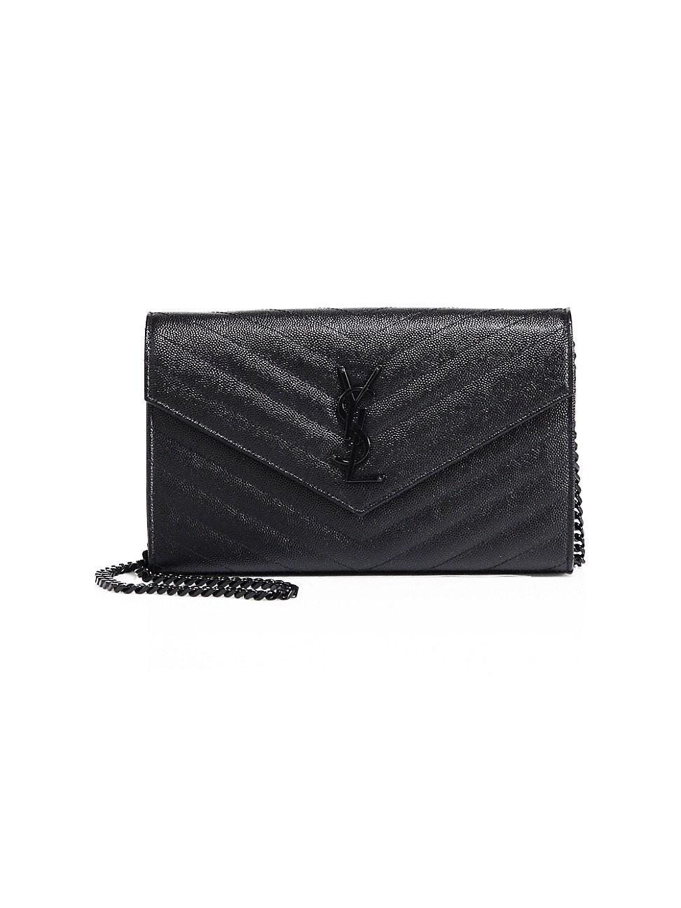 Womens Cassandre Matelass Chain Wallet in Lambskin Product Image