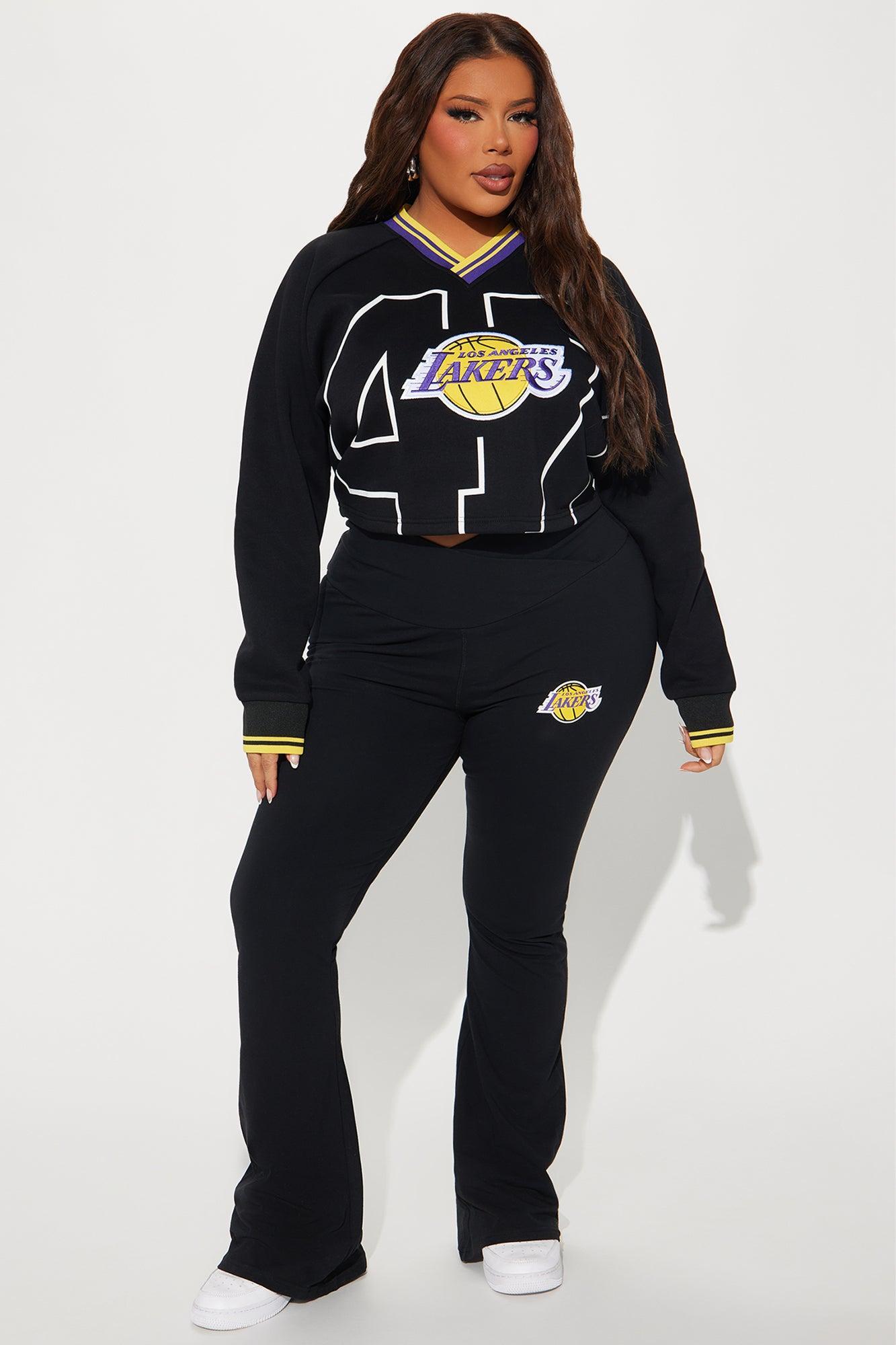 Lakers Courtside Sweatshirt - Black Female Product Image