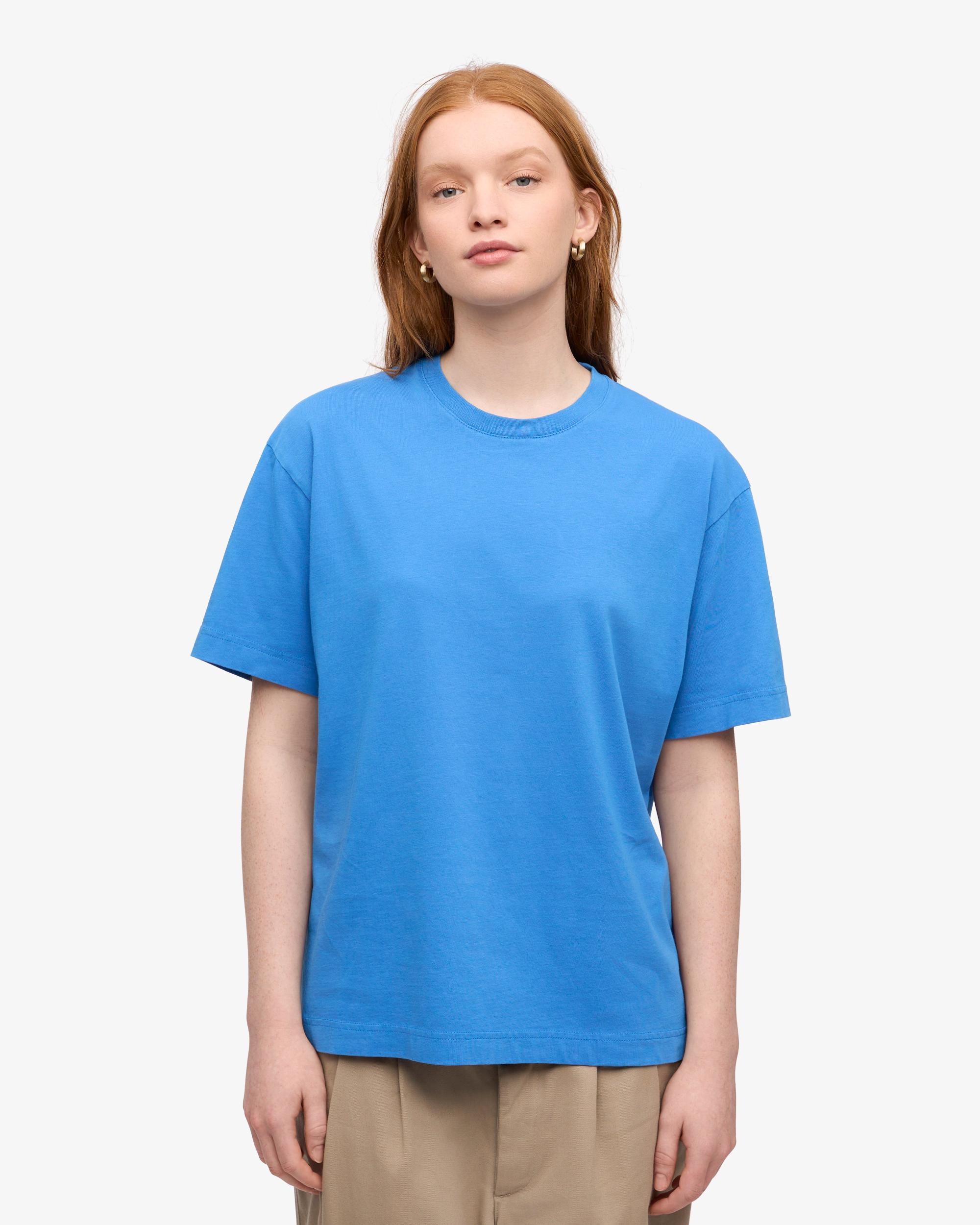 Oversized Organic T-Shirt - Soft Lavender Product Image