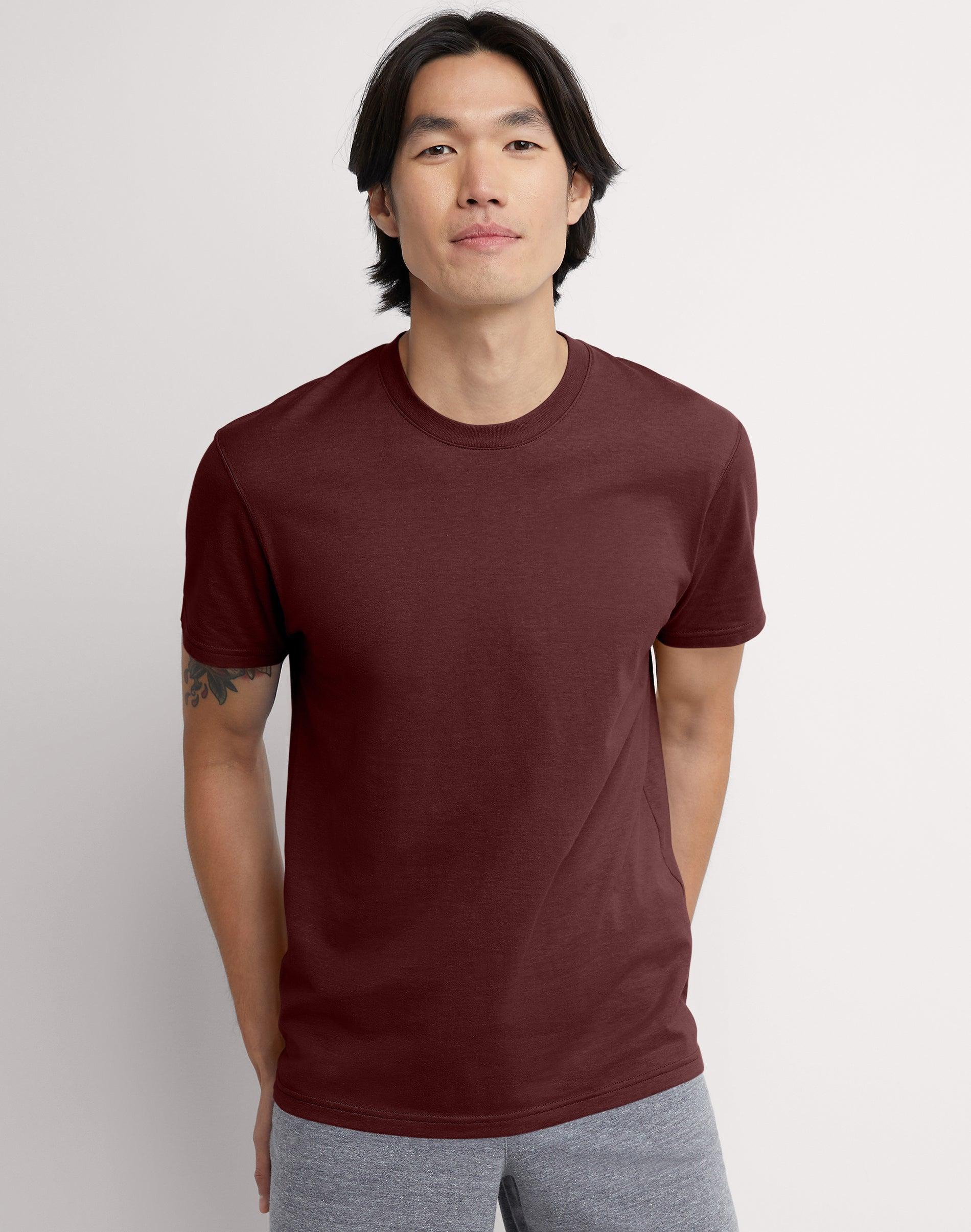 Mens Hanes Originals Cotton Short Sleeve T-shirt Product Image