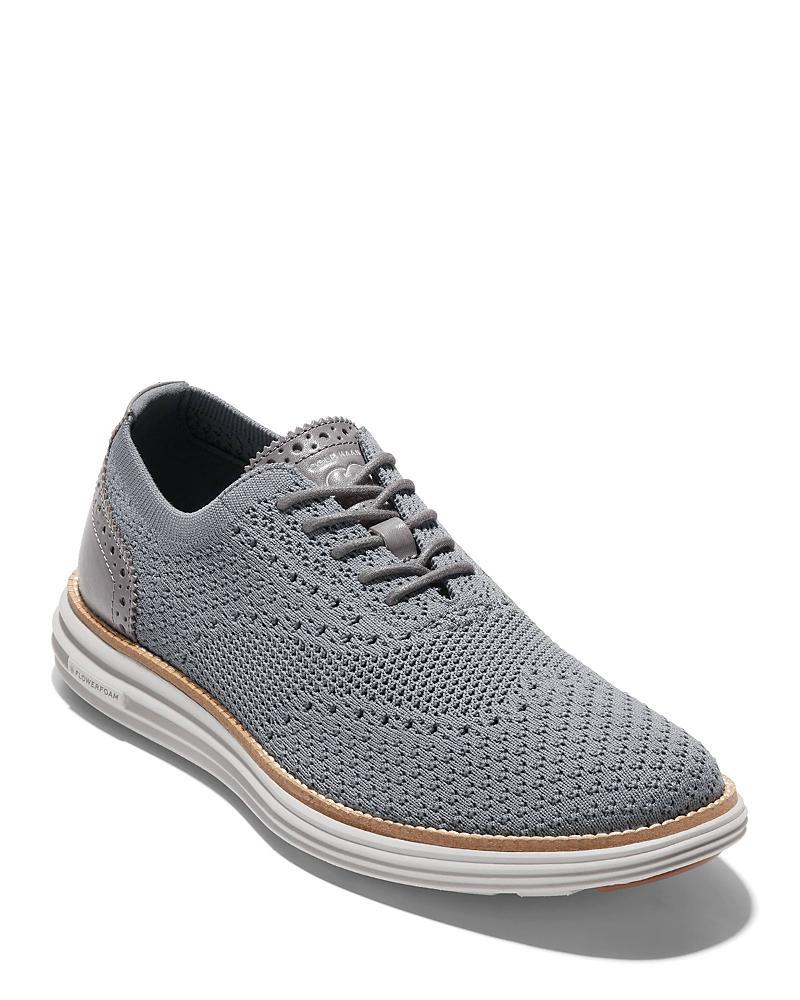 Cole Haan Mens riginal Grand Remastered Stitchlite Oxfords - Blue Size 12 Product Image