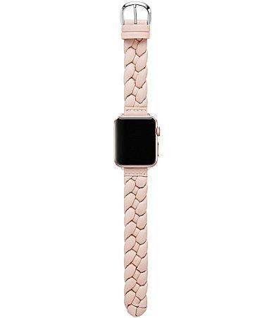 kate spade new york Womens Black Leather 384041mm Strap for Apple Watch Product Image