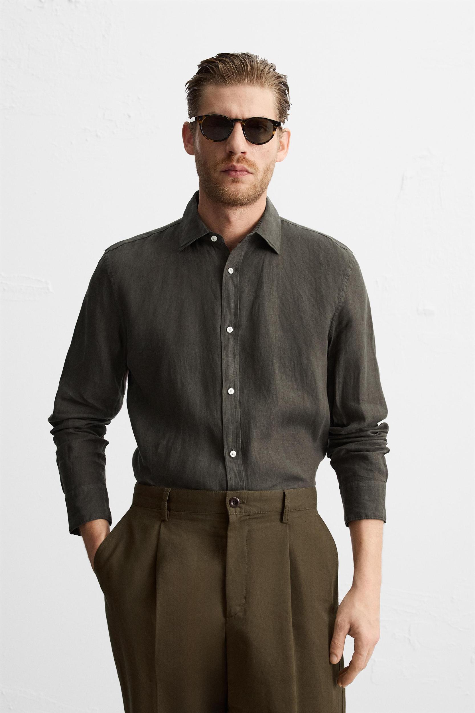 100% LINEN SHIRT Product Image