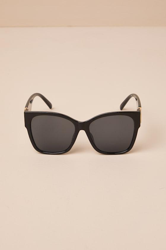 Cillian Black Square Sunglasses Product Image