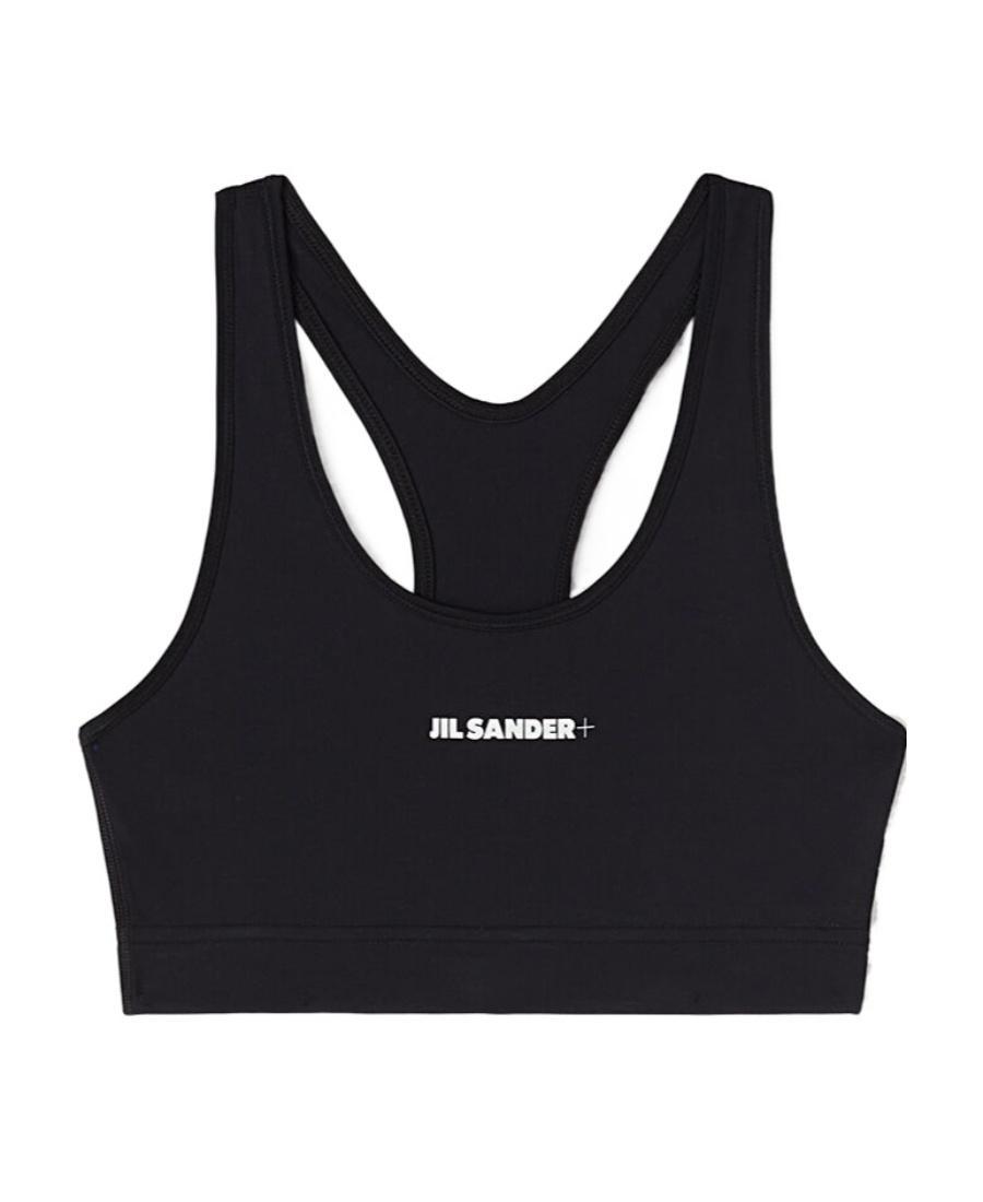 JIL SANDER Logo-print Sports Bra In Black Product Image