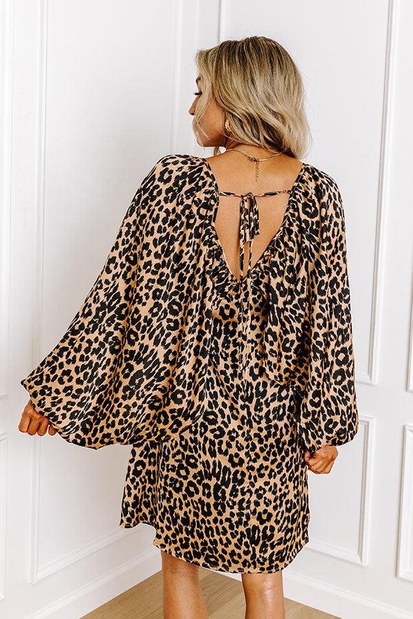 For The Love Of Leopard Mini Dress Product Image