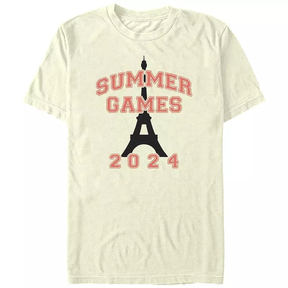 Men's Summer Games 2024 Graphic Tee, Size: XL, Natural Product Image