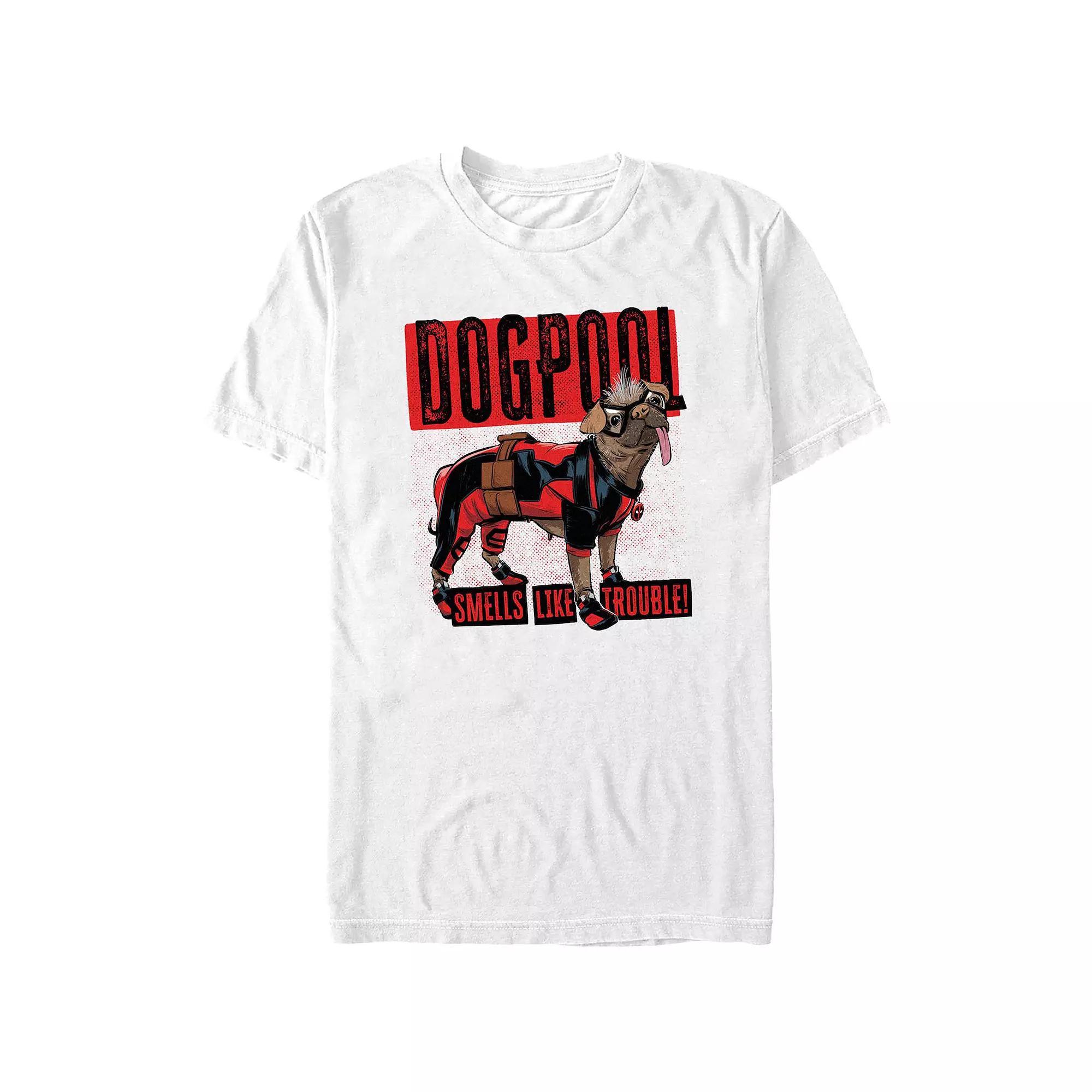 Men's Deadpool And Wolverine Dogpool Trouble Costume Graphic Tee,  Product Image