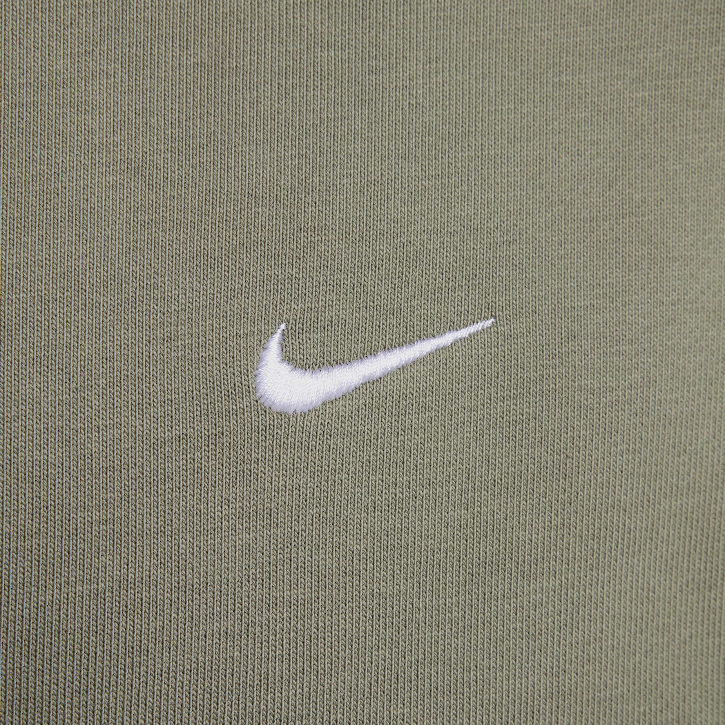 Nike Mens Solo Swoosh Fleece Pullover Hoodie | DX1355-320 Product Image