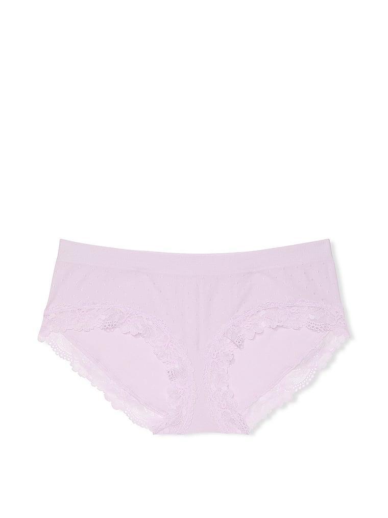 Seamless Lace-Trim Hiphugger Panty Product Image