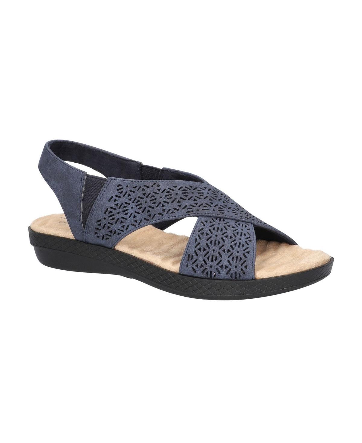 Easy Street Claudia Womens Slingback Sandals Blue Product Image