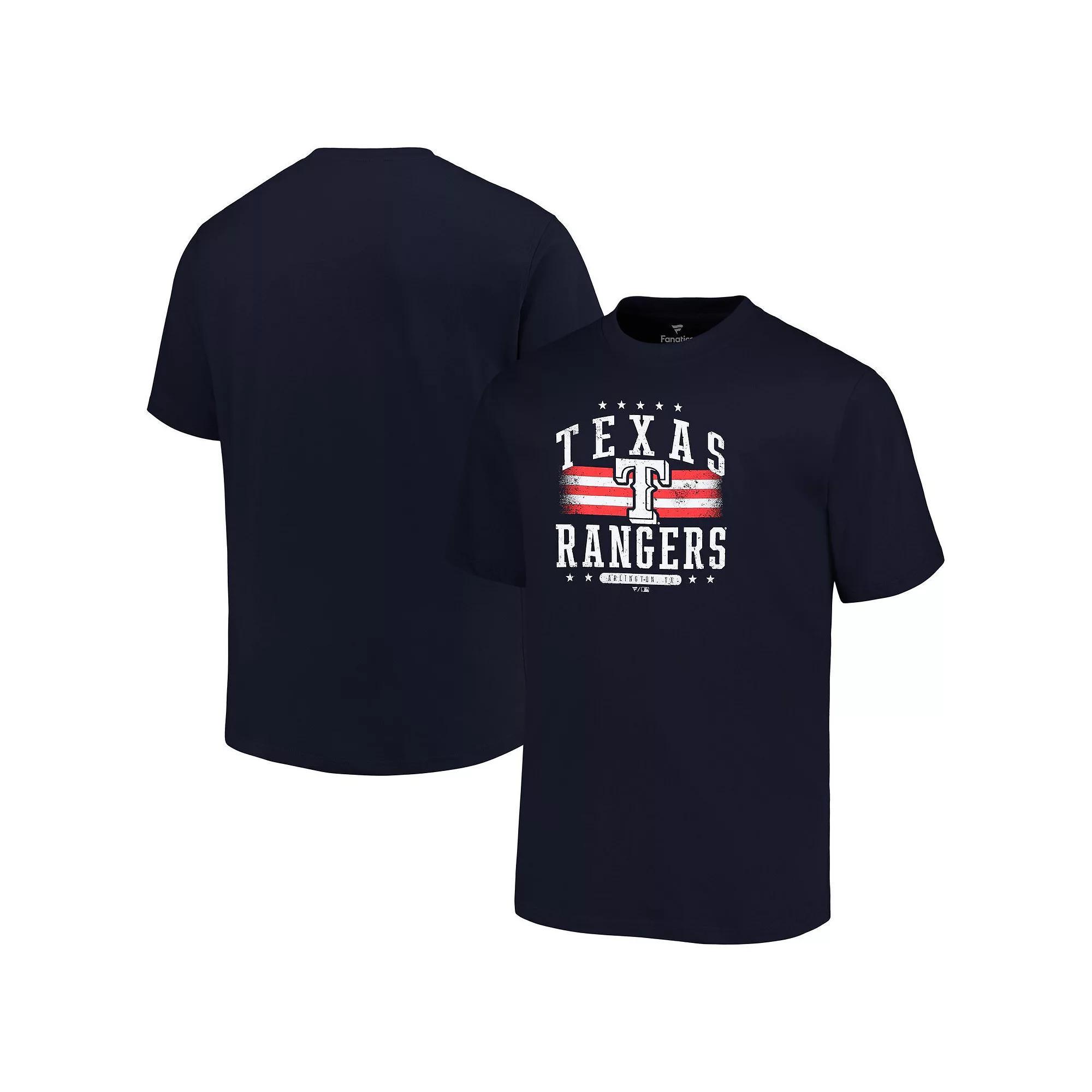 Men's Profile Navy Texas Rangers Big & Tall Americana T-Shirt,  Product Image