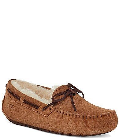 UGG Womens Dakota Wool-Lined Suede Slipper Product Image