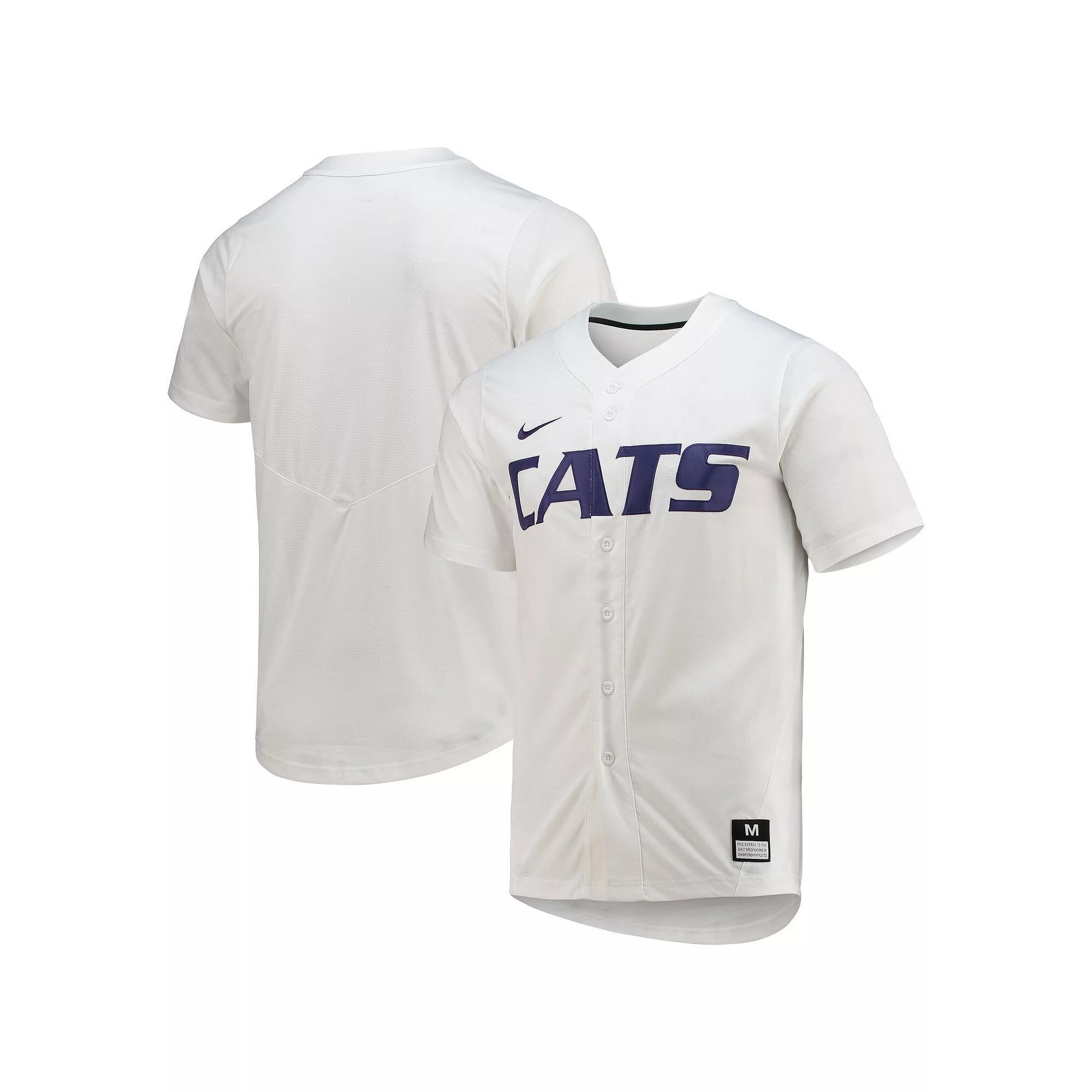 Men's Nike White Kansas State Wildcats Replica Baseball Jersey,  Product Image