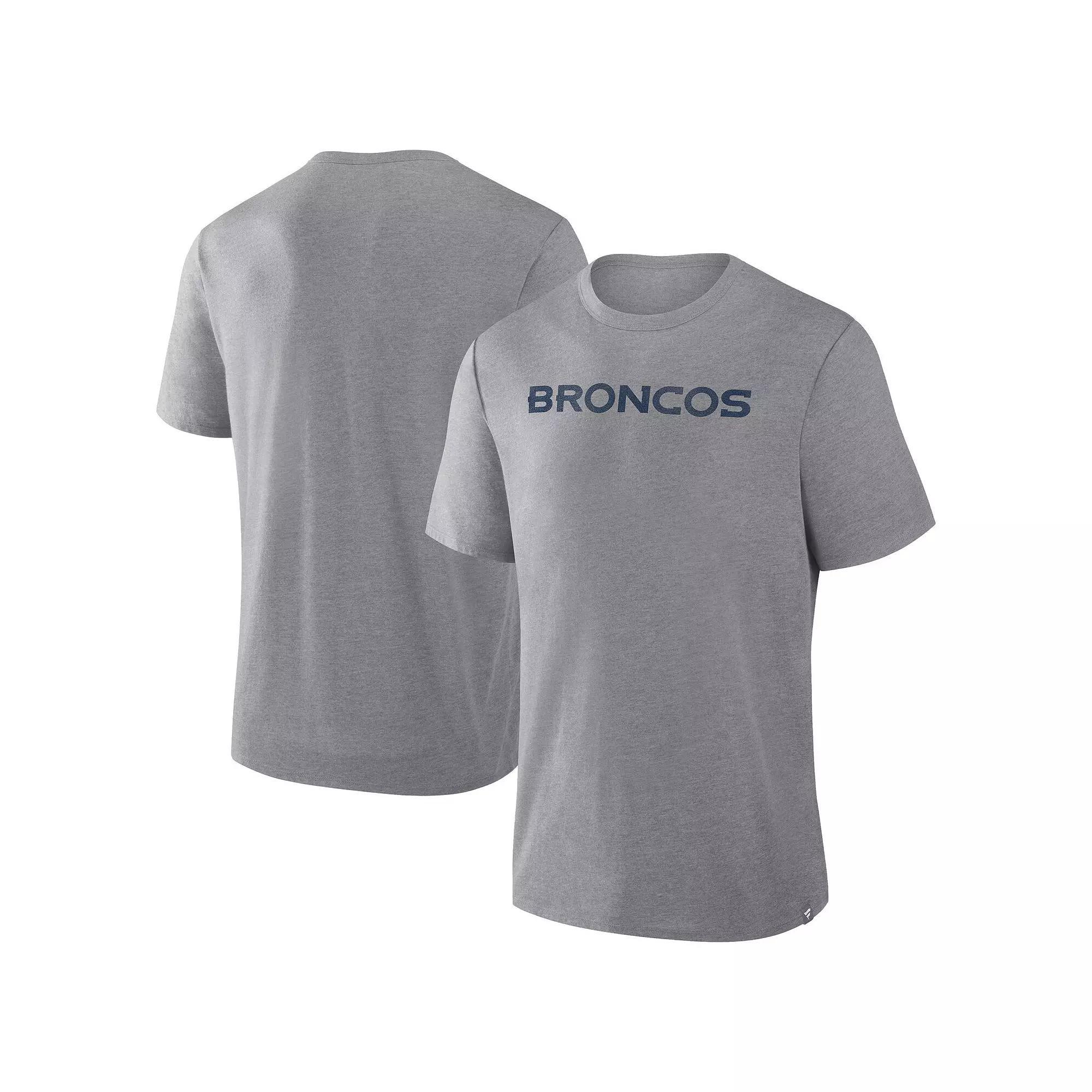 Men's Fanatics  Heather Gray New England Patriots Tri-Blend T-Shirt, Size: 2XL, Grey Product Image