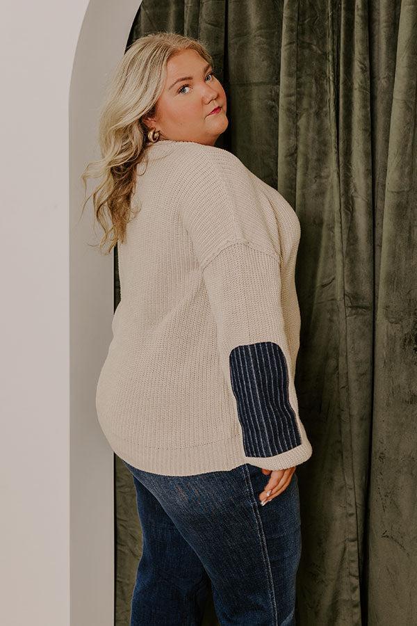 Coffee Aroma Knit Sweater Curves Product Image