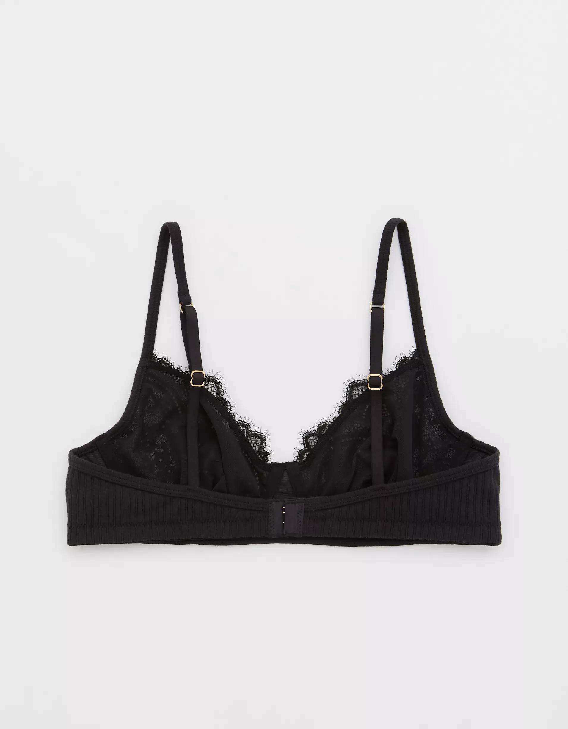 Show Off Enchanted Lace Rib Wireless Bralette Product Image