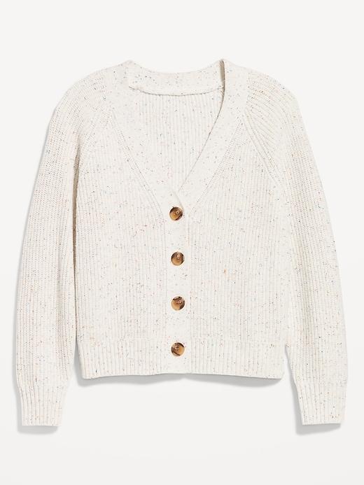 Shaker-Stitch Cardigan Product Image