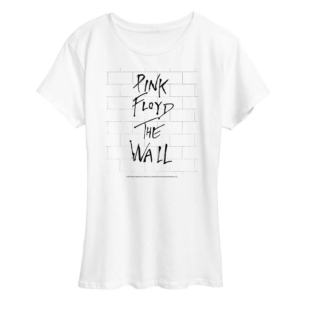 Women's Pink Floyd The Wall Graphic Tee, Girl's, Size: XXL, White Product Image