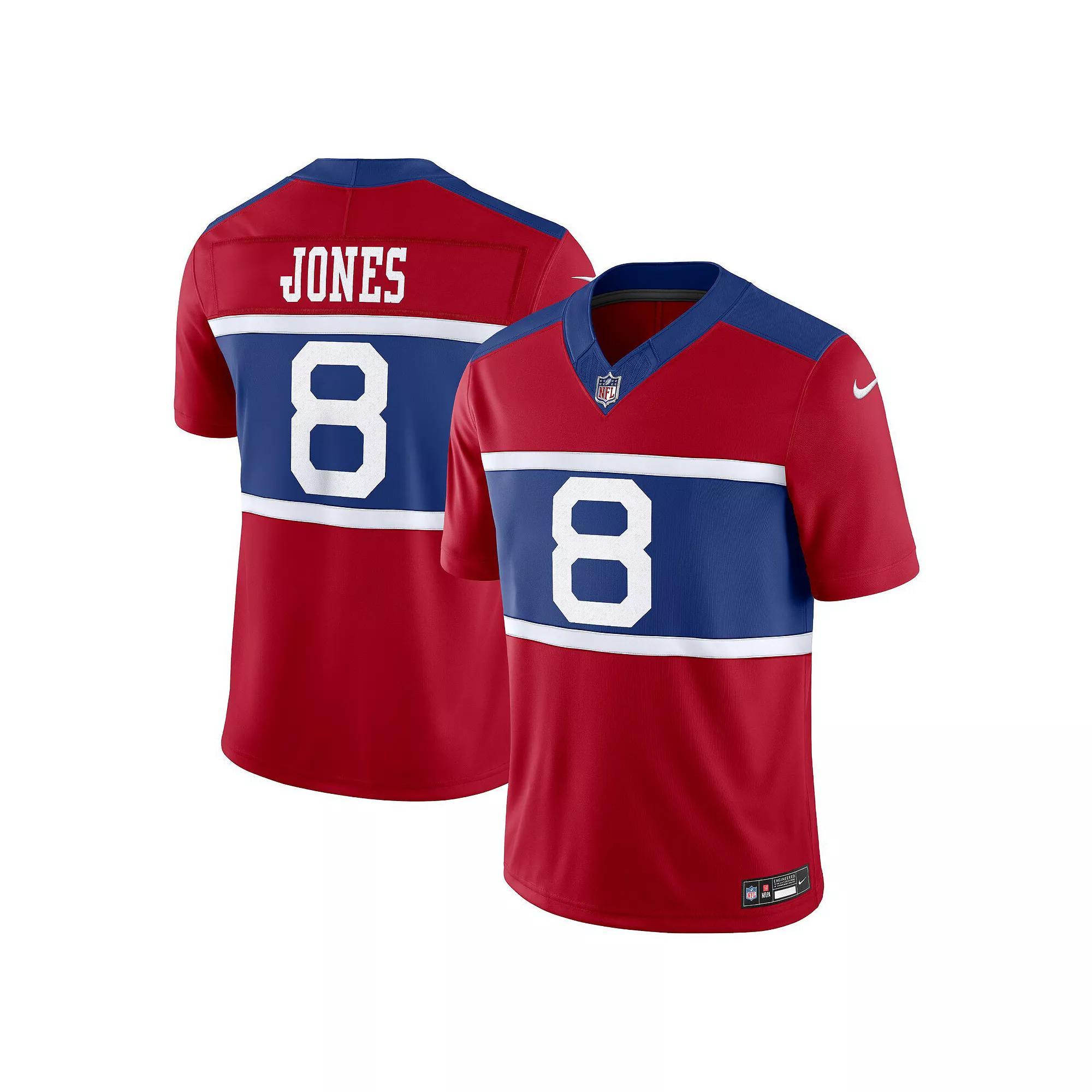 Men's Nike Daniel Jones Century Red New York Giants Alternate Vapor F.U.S.E. Limited Jersey, Size: 2XL Product Image