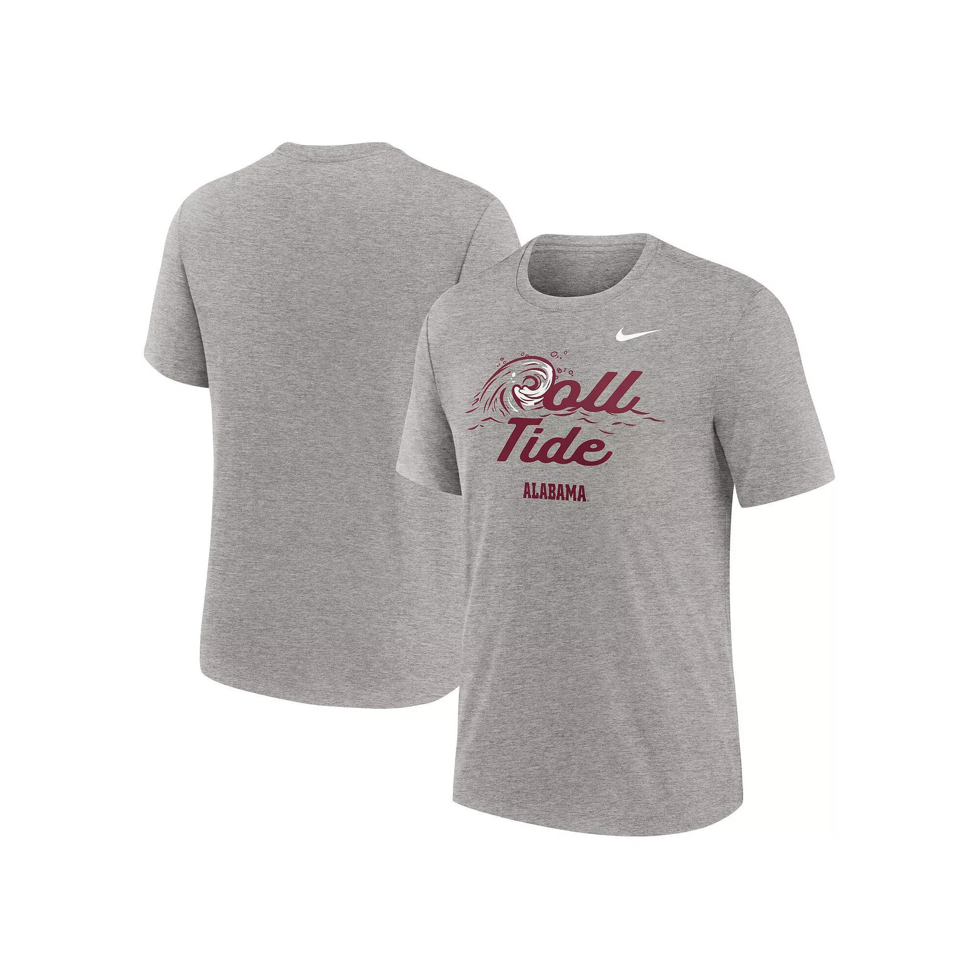 Men's Nike Heather Gray USC Trojans Blitz Roll Call Tri-Blend T-Shirt,  Product Image