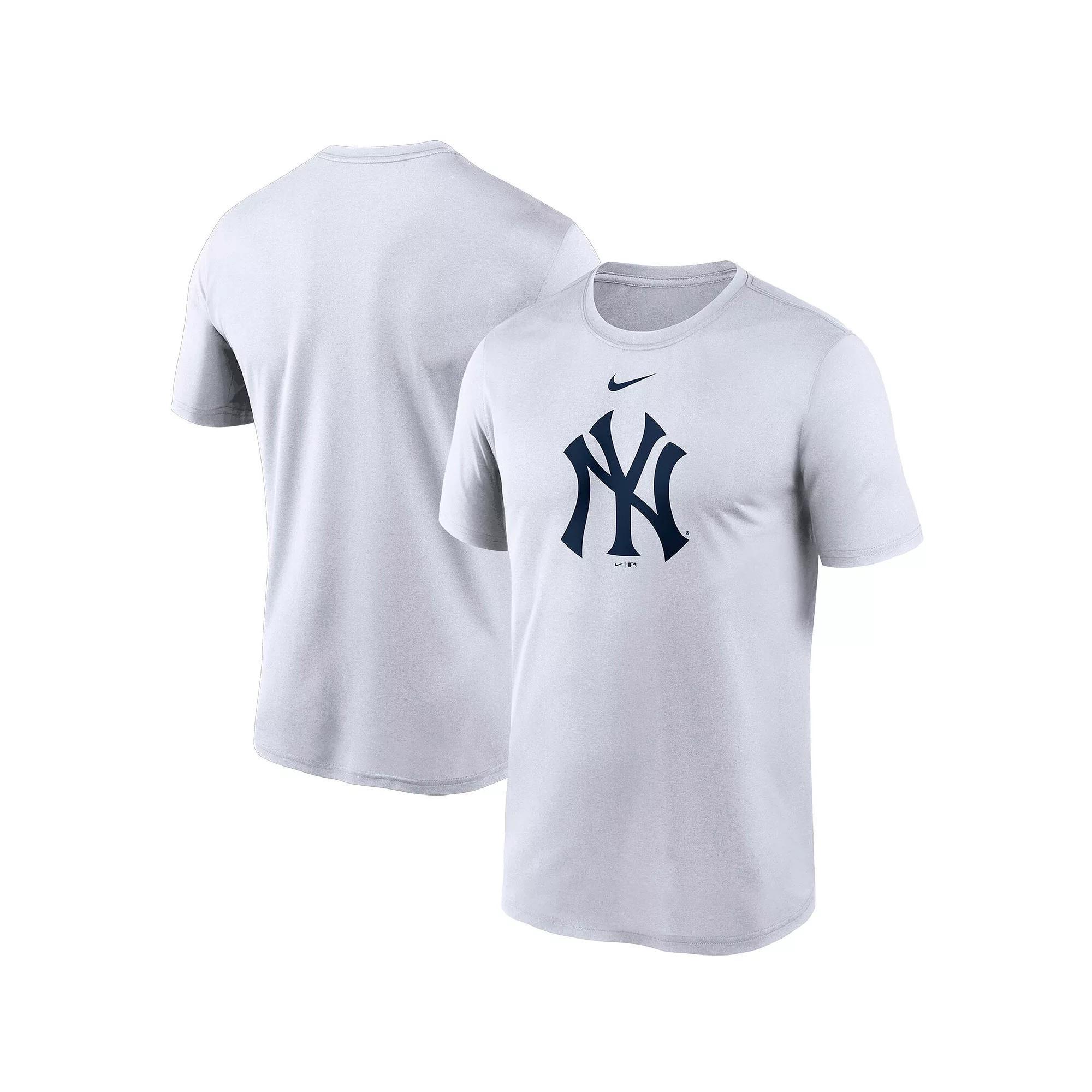 Men's Nike White New York Yankees Large Logo Legend Performance T-Shirt Product Image