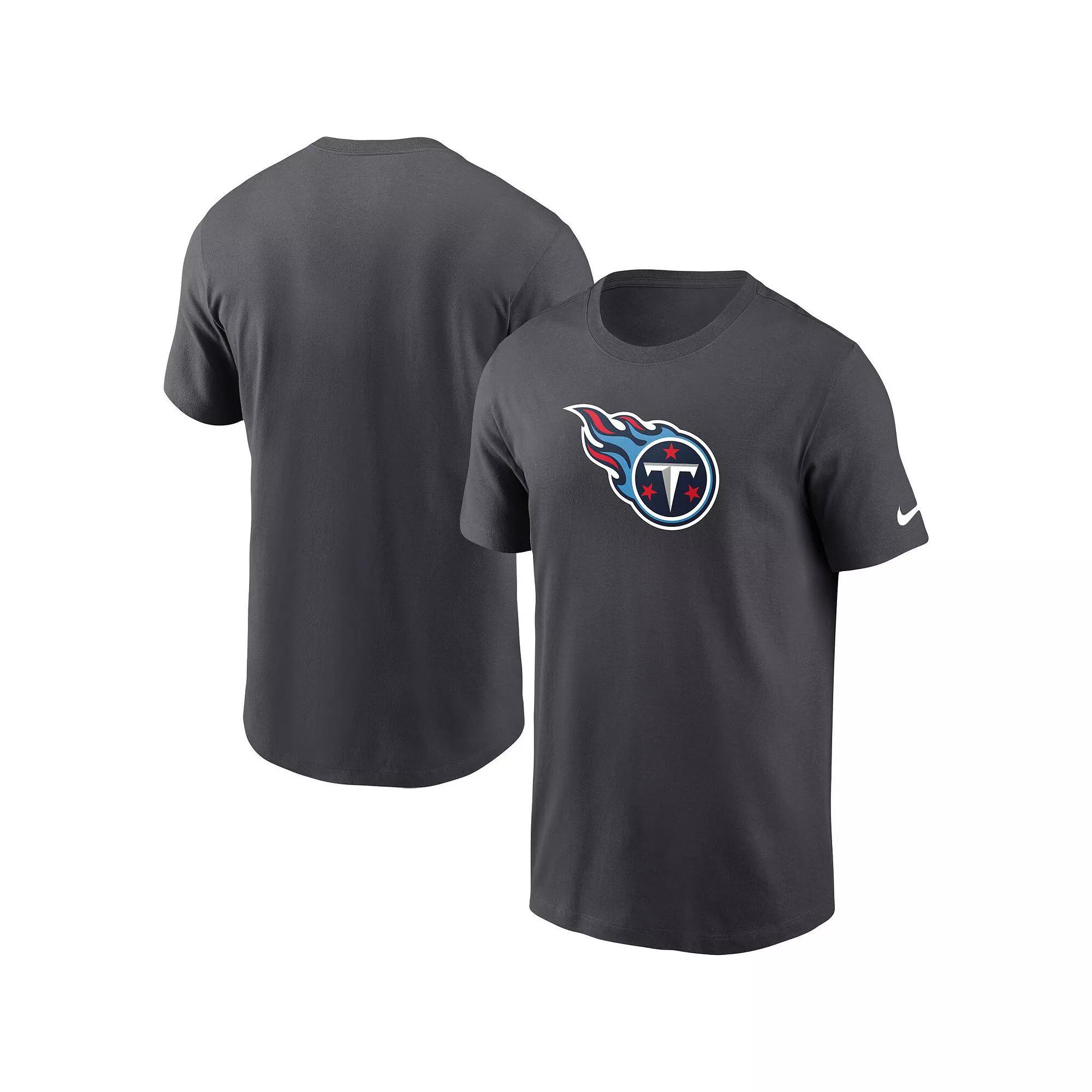 Men's Nike Charcoal Tennessee Titans Primary Logo T-Shirt,  Product Image