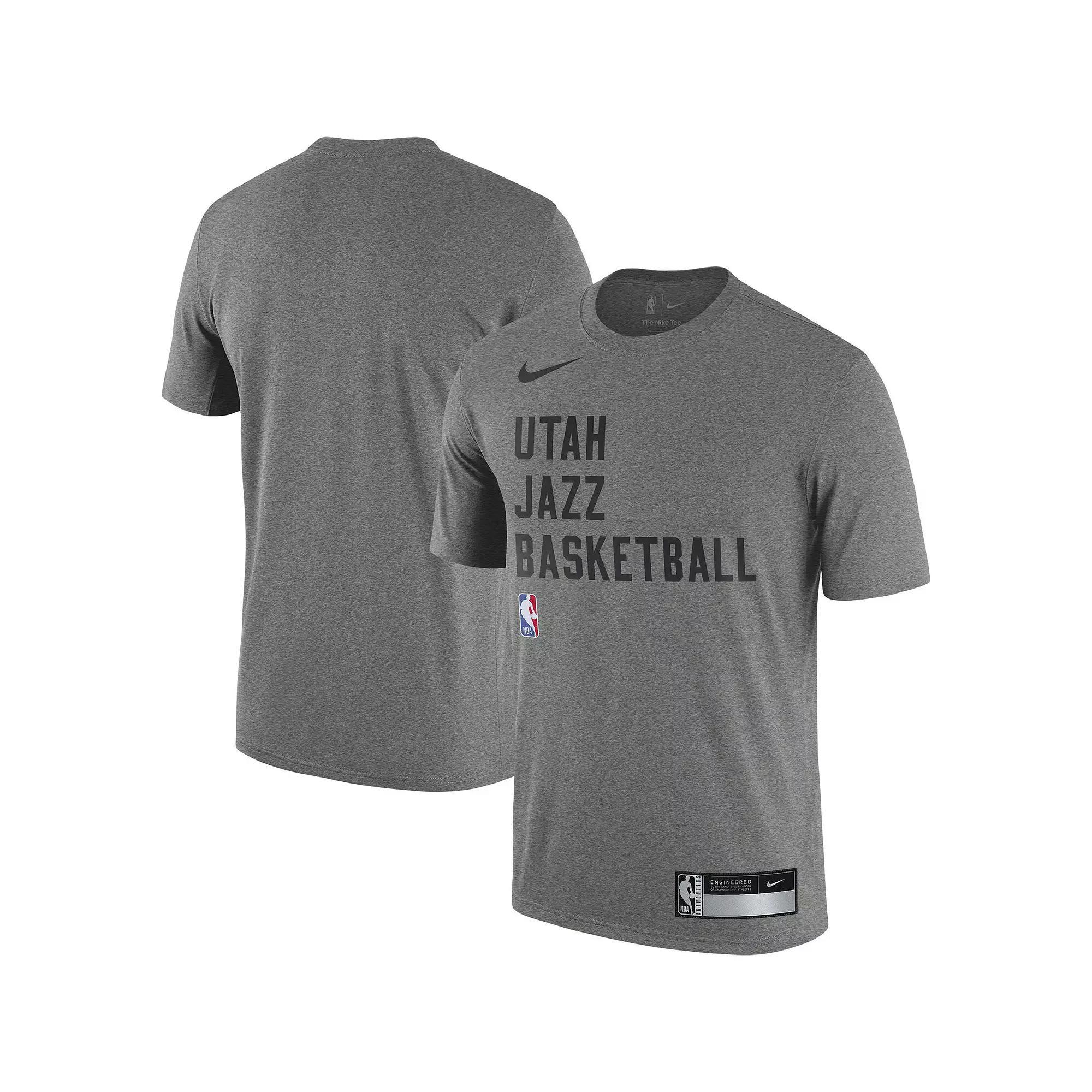 Mens Nike Heather Gray Chicago Bulls 2023/24 Sideline Legend Performance Practice T-Shirt Product Image