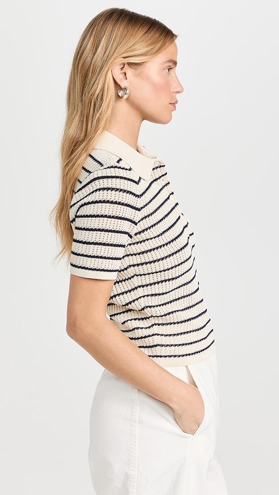 rag & bone Viola Stripe Polo | Shopbop Product Image