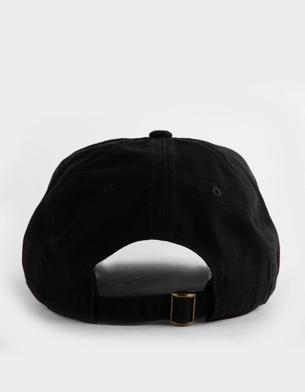 BRIXTON Script LP Womens Strapback Hat - BLACK Product Image