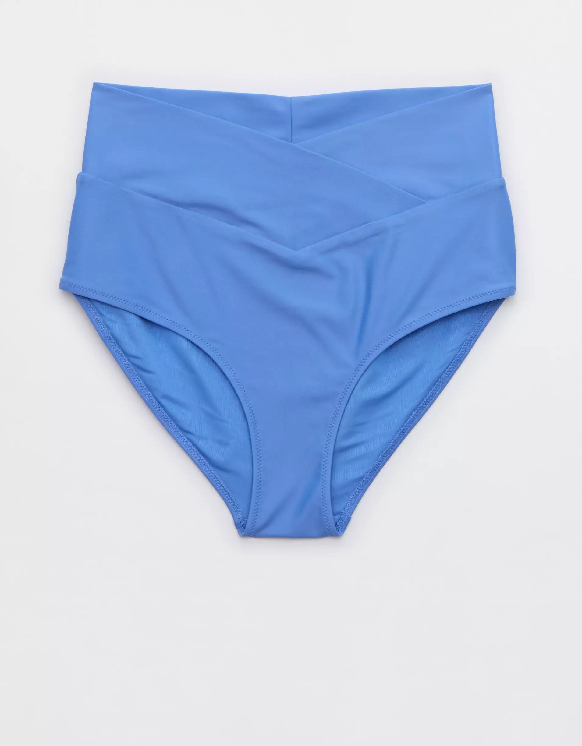 Aerie Crossover High Waisted Bikini Bottom Product Image