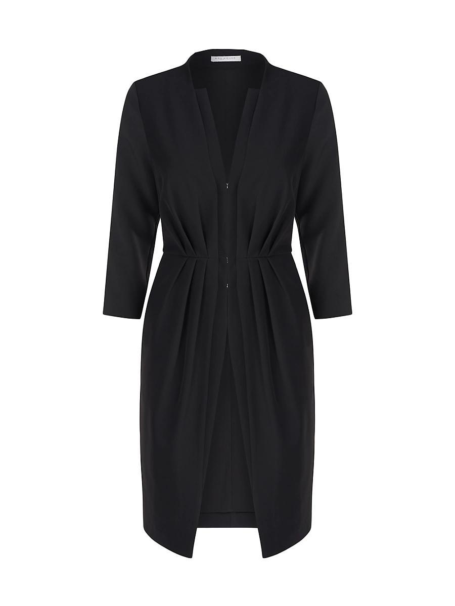 Womens Valoria Pleated Crepe Jacket Product Image