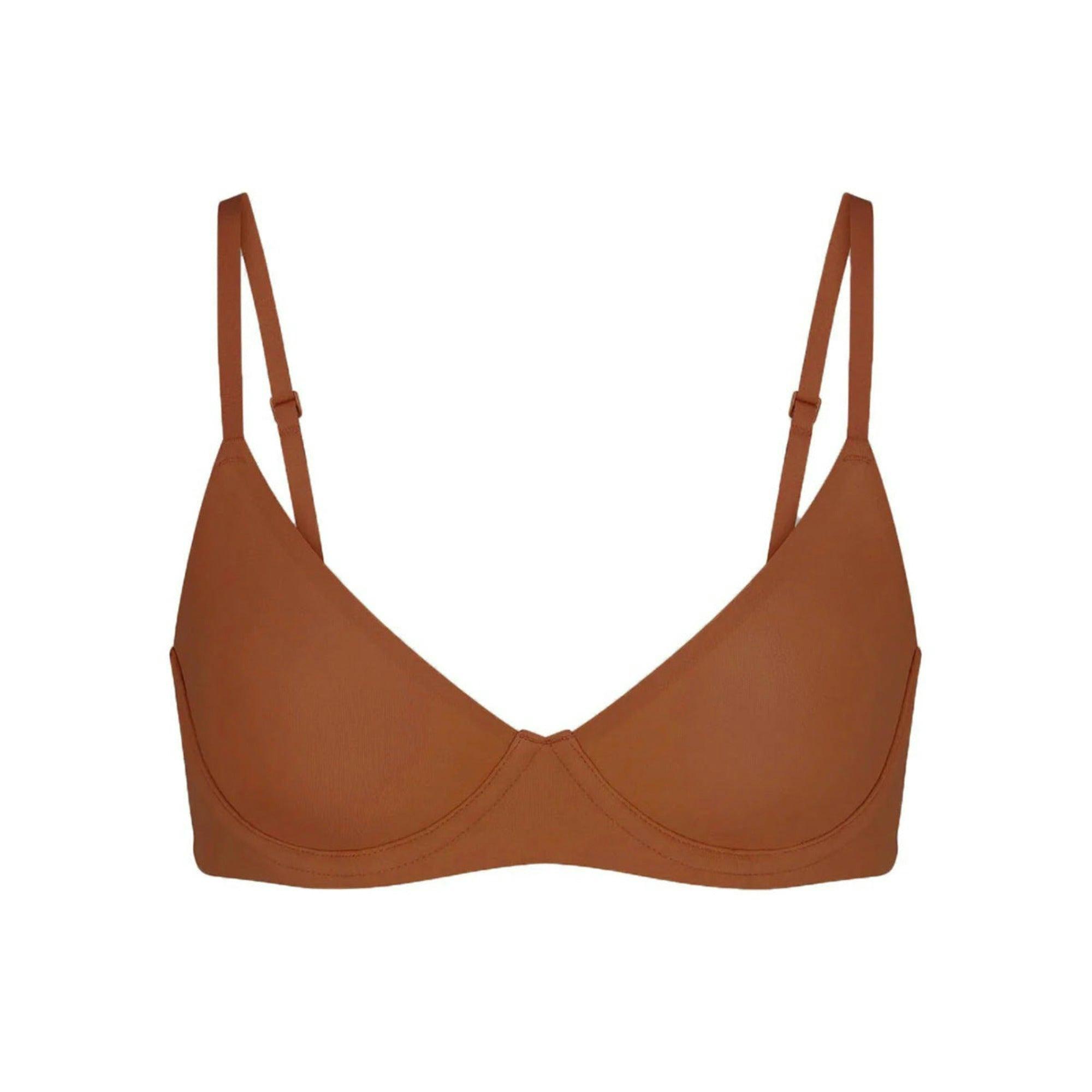 FITS EVERYBODY UNLINED DEMI BRA | BRONZE Product Image