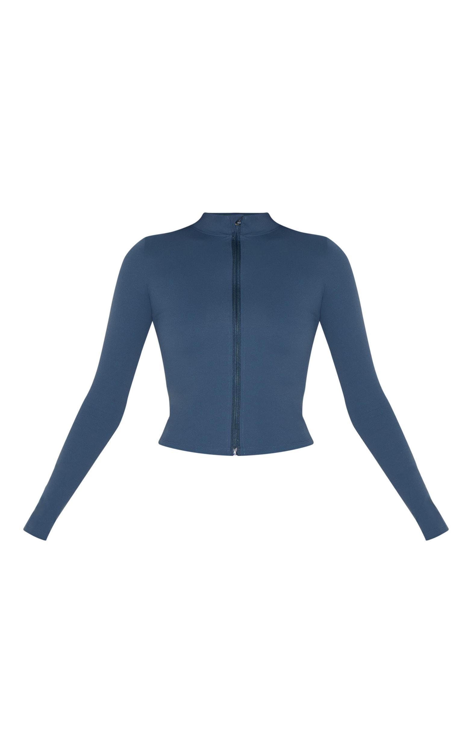 Midnight Blue Sculpt Jacket Product Image